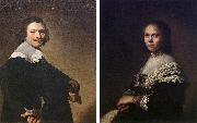 VERSPRONCK, Jan Cornelisz, Portrait of a Man and Portrait of a Woman  wer